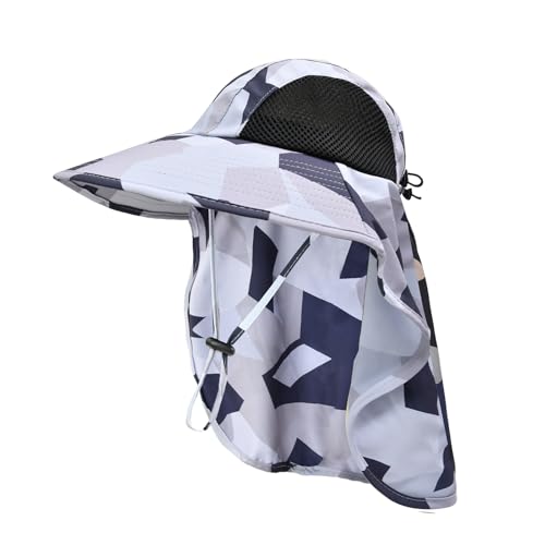 Image of Sun Hat for Men Women with Neck Flap,UPF 50+ UV Protection Fishing Hat