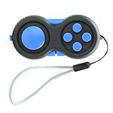 FIDGET DICE Anti-Anxiety and Depression Pad Fidget Toy for Children and Adults (Blue)