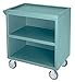 Cambro BC330401 Bus Cart 330 5" 2 Fixed 2 Swivel 1 Brake Slate Blue Case of 1