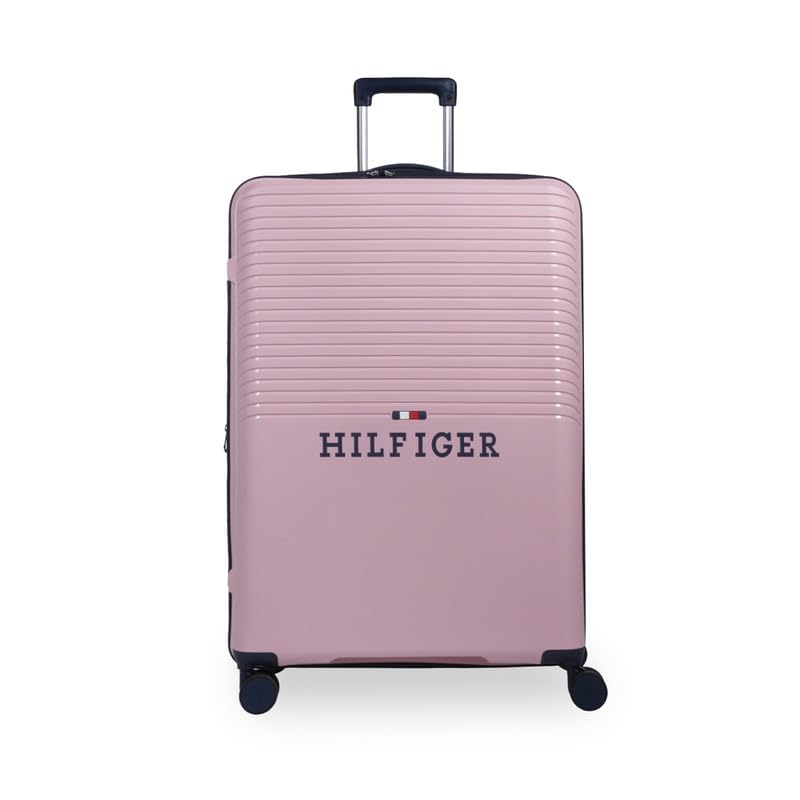Large Luggage Mckinley - Rose Pink | Cargo Trolley Bag with TSA Lock | 360° Spinner Wheels | Telescopic Handle | Water Resistance | Polypropylene Hardshell Suitcase| 120L Capacity|75cm-image-3