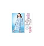 McCall's Patterns M4646 Children's/Girls' Robe, Nightgowns, Top and Pants, Size CL (6-7-8)