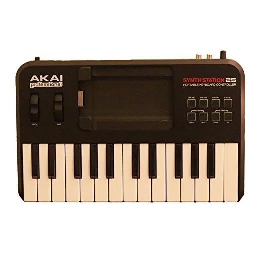 Akai Synthstation25 Klaviertastatur mit 25 Tasten für iPhone und iPod Touch