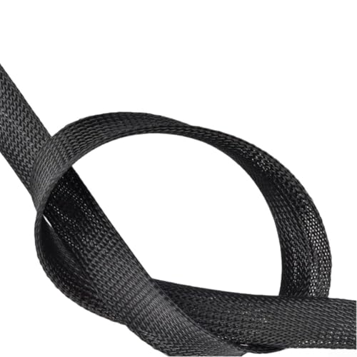 Funda trenzada PET que disipa el calor en aplicaciones mecánicas de 8mm 5