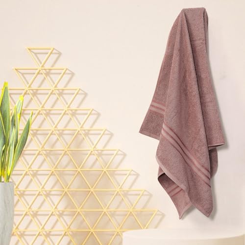Image of Layers 100% Cotton Gym Towel | 380 GSM Quick Dry & Super Absorbent | Soft, Fade Resistant & Long Lasting | Gym, Yoga, Sports, Travel & Pool | 1 Piece for Men & Women | 50 x 100 cm - Brown