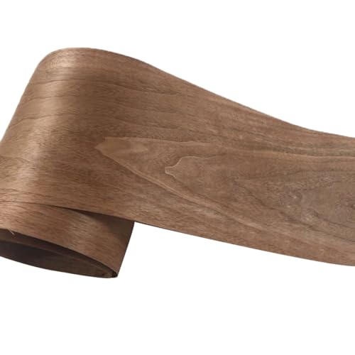 Bois de placage de noyer naturel 20x248cm pour réparer un meuble en bois