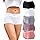 READY TO LOVE Boxer Femme Coton Shorty Culottes pour Femme sous Vetements Feminins Slip Coton Culotte Dentelle Lot de 5 (XL)