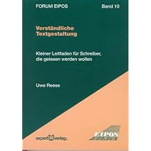 Verst ndliche Textgestaltung Kleiner Leitfaden f r Schreiber, die gelesen werden wollen Forum Eipos