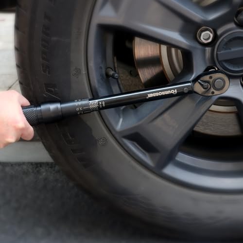 FOURROBBER Torque Wrench 1/2-inch Drive Click Torque Wrench Dual-Direction 25-220Nm for Car Motorcycle,Truck 7 FOURROBBER Torque Wrench 1/2-inch Drive Click Torque Wrench Dual-Direction 25-220Nm for Car Motorcycle,Truck - Image 7