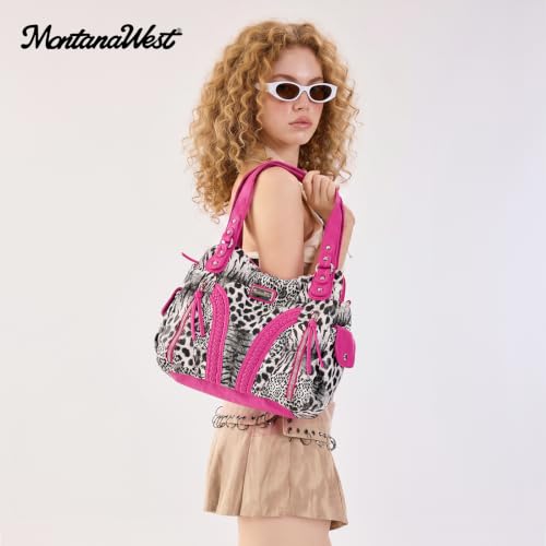 Image of Montana West Hobo Bag Soft Handbag with Crossbody Strap | Everyday Use Purses for Women, Large Capacity Handbag, Casual Hobo Bag