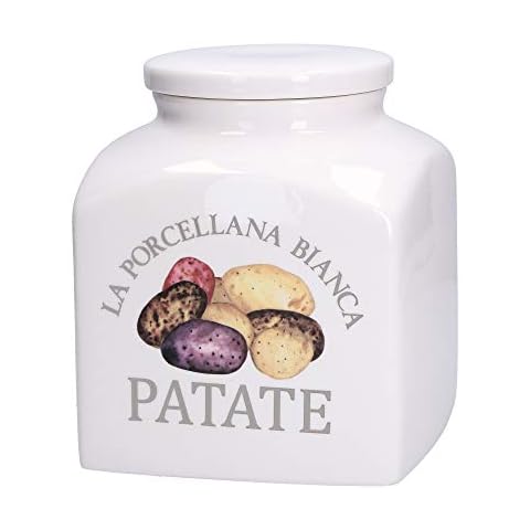 LA PORCELLANA BIANCA PB - Tarro de porcelana Areato Deco Patate New in Gift Box Cover