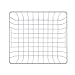 Slideep Fridge Freezer Baskets, Wire Storage Organizer Basket, Household Refrigerator Bin with Built-in Handles for Cabinets, Pantry, Closets, Bedrooms White - Set of 2