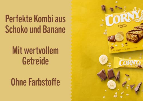 Müsliriegel Corny BIG Schoko, Müsliriegel mit Erdnüssen und Schokolade, 24x50g & Müsliriegel Corny Classic Schoko-Banane, mit Schokolade und Banane, 60x25g