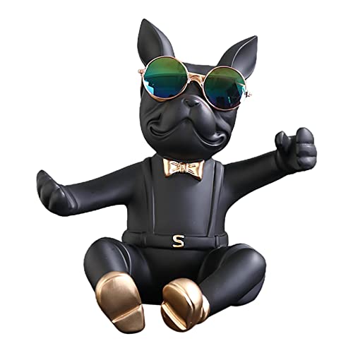Baoblaze Rack de garrafa de mesa estilo nórdico com abridor de estátuas de animais suporte de pratel