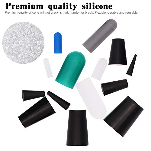 Taukealugs 170pcs High Temp Silicone Rubber Cap & Plug