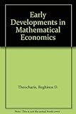 Early developments in mathematical economics
