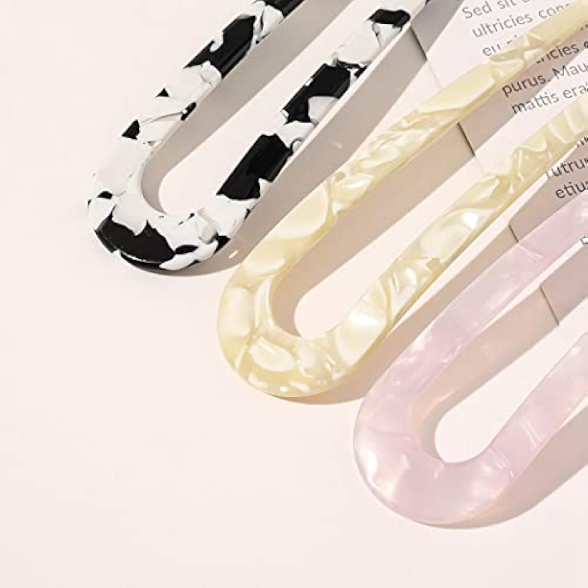 6PCS U Shaped Hair Pins for Casual Elegance