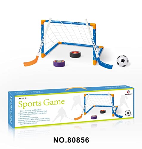 Goodlysports Hockey Goal With Two Hockey Sticks. 2 In 1Kids’ Indoor And Outdoor Games Sport Toys Kit For Boys And Girls Ages 3 4 5 6 7 8 #TOP7
