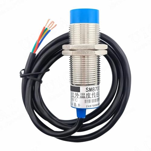 Infrared Ray Temperature Measuring Sensor Probe Module 0-200°C 8-14um Industrial Non-Contact Optical Ray Sensor 1M RS485 4-20mA(RS485)