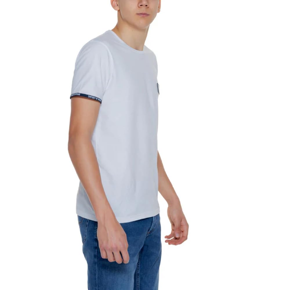 Emporio Armani Piping Logoband T-Shirt T-Shirt Hombre (Pack de 1)