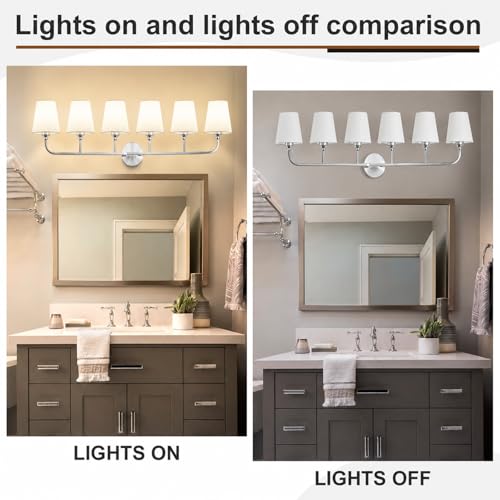 Image of Bathroom Vanity Light Brushed Nickel Bathroom Lighting Fixtures Over Mirror