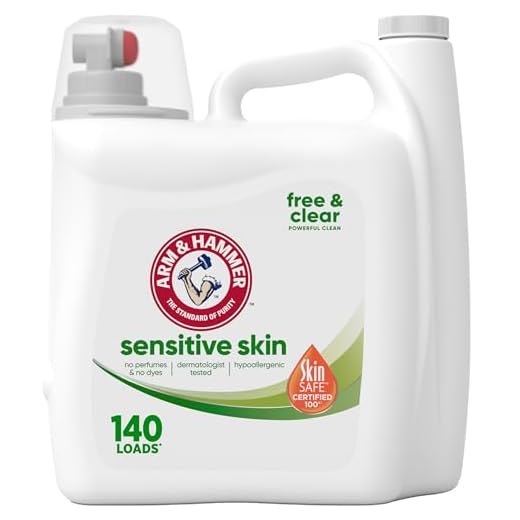Arm & Hammer Liquid Laundry 140oz Perfume & Dye Free dual HE