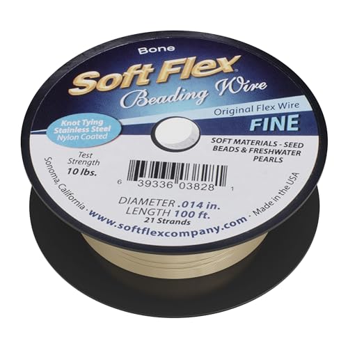 Soft Flex 21 Strand Beading Wire - Fine 0.14 Diameter - 100 Feet Design Wire