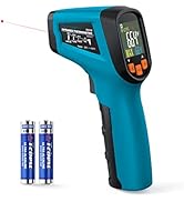 Tilswall Infrared Thermometer Non-Contact Digital Laser Temperature Gun, -50℃~600℃ (-58℉~1112℉) w...