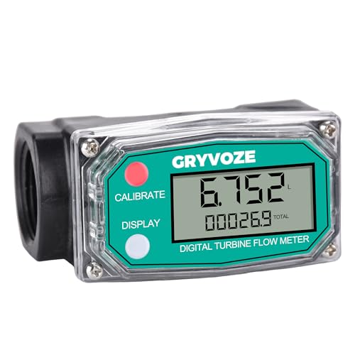 1-Inch PP Digital Flow Meter for Liquids