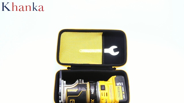 Khanka Hard Case replacement for DEWALT 20V Max XR Cordless Router, Brushless, Case Only (DCW600B)