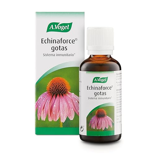A.Vogel Echinaforce Gotas, Apoyo Inmunológico Natural, Echinacea Purpurea Orgánica, Extracto de Planta Fresca, Para Toda la Familia, 50 ml