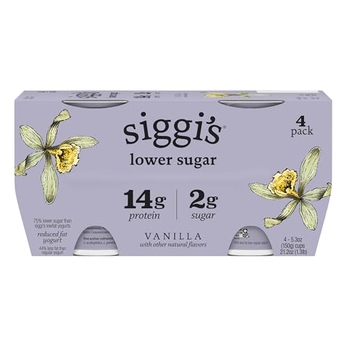 Siggi's Icelandic Low Fat Skyr Yogurt Vanilla 2% Milkfat - 4 pk