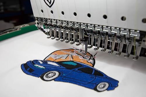 Embroidery machine computerized