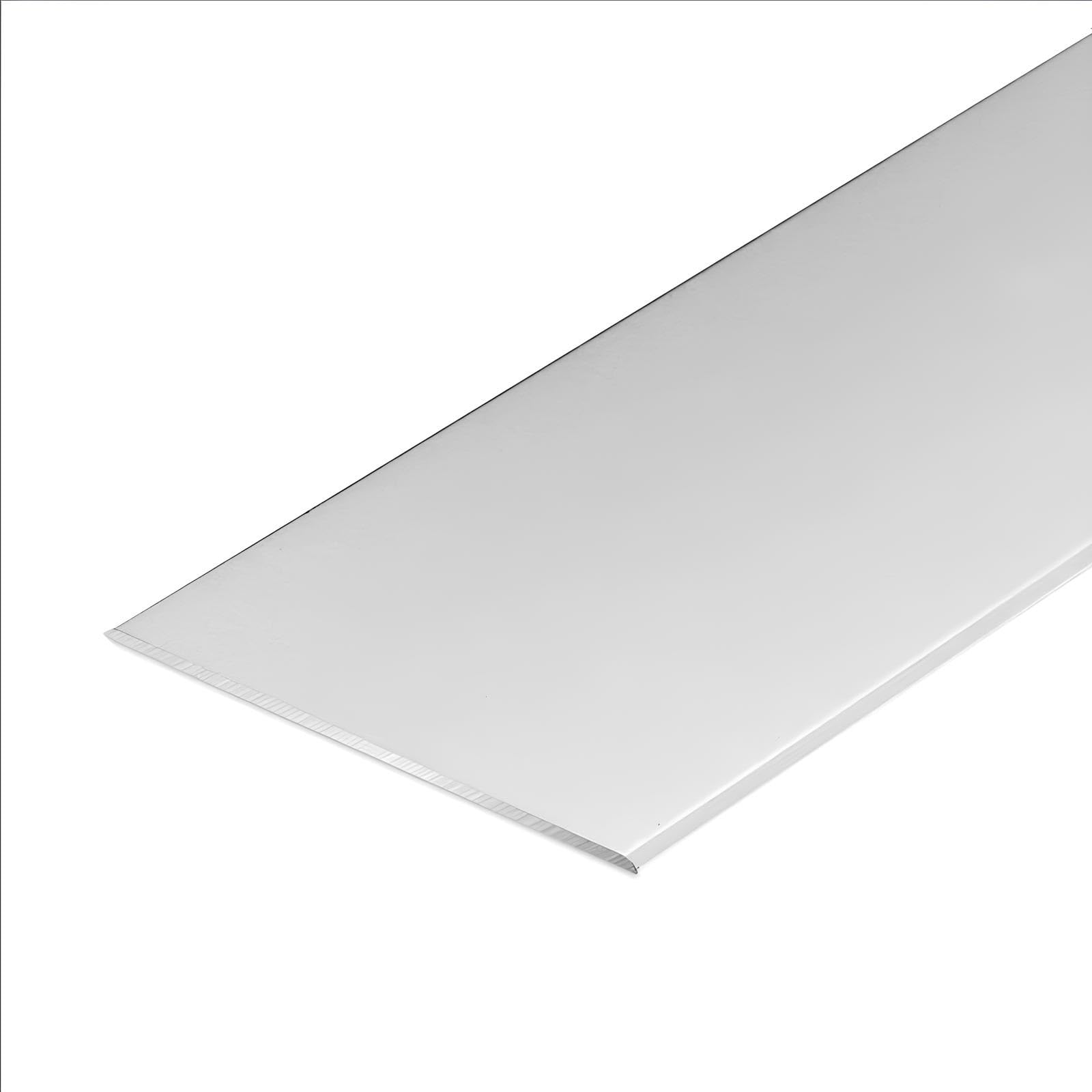 Striscia Di Transizione Pavimento In Alluminio Larghezza 70 Mm | Soglia Porta Profili In Metallo Per Laminato Del Pavimento Piastrella 80/85/90/95/100cm(Silver,70mmx145cm)