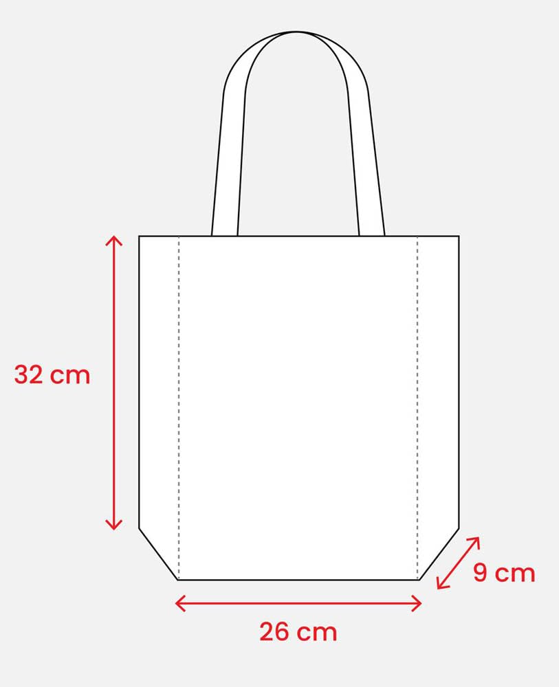 Generico 50 (cinquanta) pezzi Shopper 26 x 32 x 9 CM (manici : 2,5 x 50 cm) - 7 LT con soffietto in TNT laminato 100 g/m2 termosaldato, manici corti