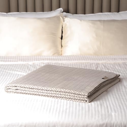 CUDDLE DREAMS Silk Fleece Blanket for Bed, Soft, Breathable & Skin-Friendly (Herringbone Gray, Full/Queen 90' × 90')