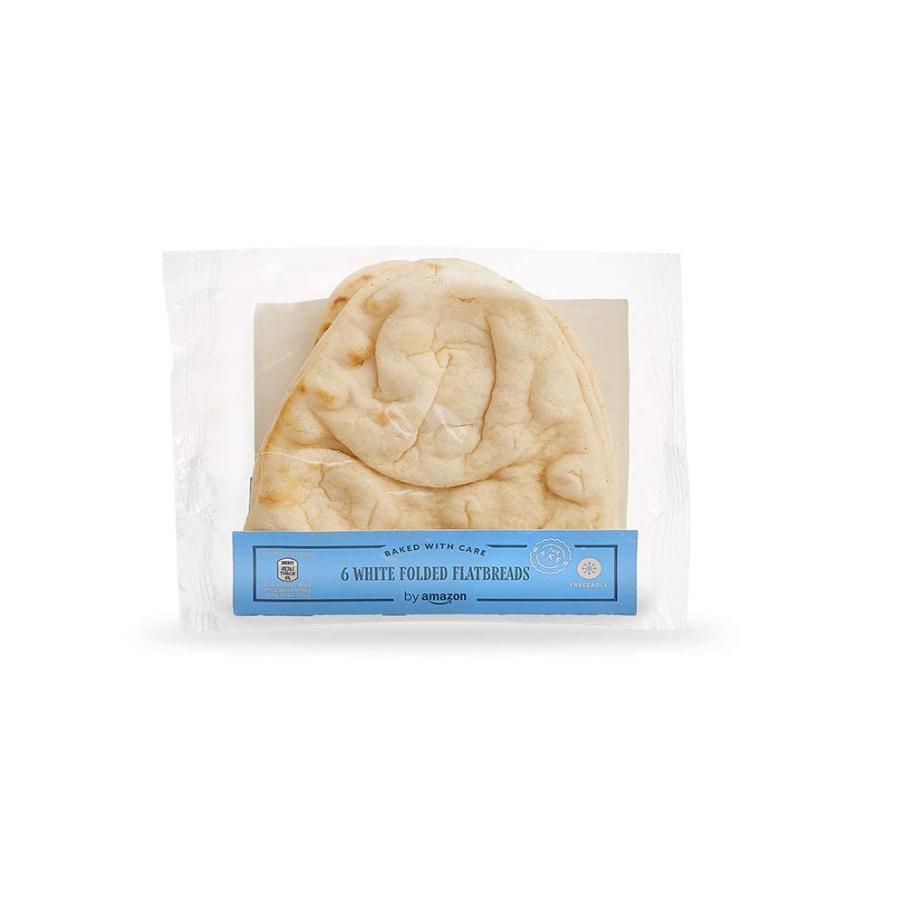 6 White Folded Flatbreads, 210g