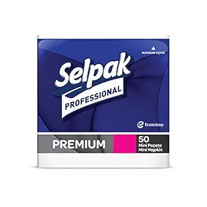 Selpak Professional Premium Cocktail Napkin 2ply 50sheets/pack