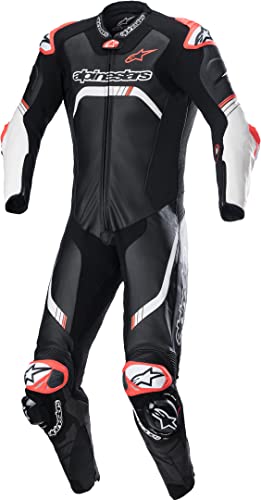 Alpinestars GP Tech 4 Combinaison en cuir de moto une pièce Noir/Blanc 52