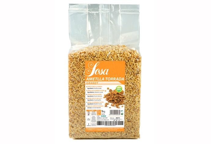 SOSA Granillo de almendra tostada - Frutos secos cortados - Formato 1kg - Uso alimentario professional