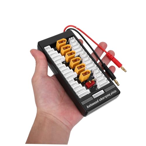 Placa de carga paralela Lipo para drones FPV y coches RC con conectores múltiples 4