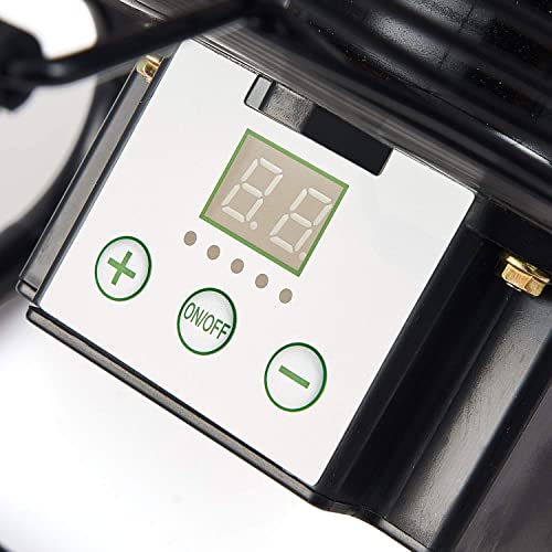 Netmetic Cordless Rechargeable Operated Floor Fan,12" Black Metal Blade Outdoor Camping Fan Can Running Time 4 To 24.The Outdoor Fan With Usb Output Function Be Used At Home, Camping,Barbecue #TOP3