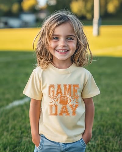 Toddler Football Shirt Boys Girls Game Day T-Shirt Kids Baseball Tee Cute Cotton Clothes Short Sleeve Tops 2T-8 Years3