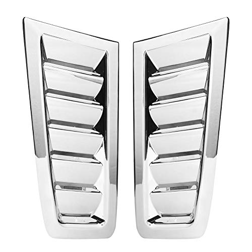 1 Pair of Bonnet Vent,Auto Car ABS Bonnet Air Vent Modified Accessory Fits for Focus RS MK2(Electroplating)
