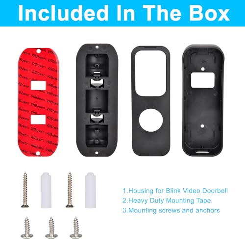 Adhesive Blink Video Doorbell Door Mount, Blink Doorbell