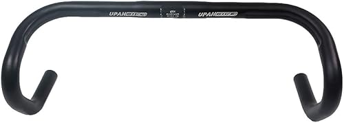 Miniatura 4 de UPANBIKE Manillar de bicicleta de 1.000 in de longitud de 16.535 in de longitud de manillar de bicicleta de engranaje fijo barra de gota manillar