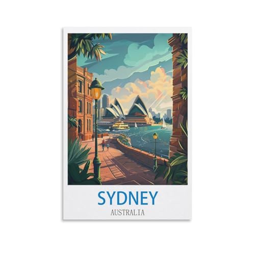 Affiche de voyage vintage Sydney pour sublimer la décoration murale de votre chambre