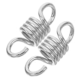 WEKADRIN 2 Stück Teiliges Set Edelstahl Zugfedern für Hängesessel Robuster Schwerer...