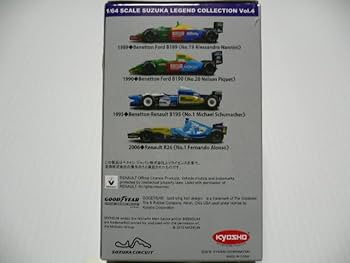 Amazon.co.jp: Kyosho 1 64 Suzuka Legend Collection Vol. 4 Benetton