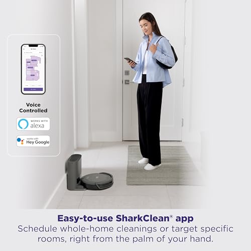 Shark Navigator Robot Vacuum + Self-Empty Base, Grey, RV2120AE - image 9