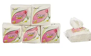 Mist 2 Ply Ultra soft hygienic absorbent strength and natural value white Tissue Paper - Pack of 6